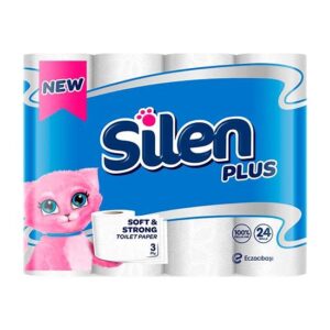 Silen Toilet Paper 3-Ply 24 Rolls